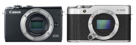 Canon EOS M100 vs Fujifilm X-A10 Karşılaştırma